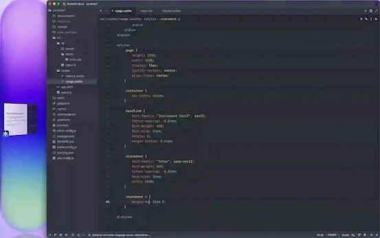 Watch me build this website